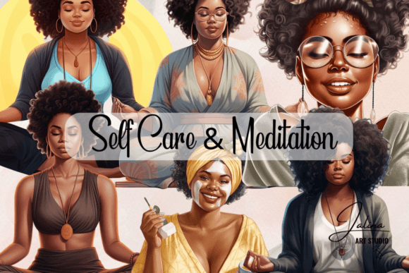 Download Self Care &amp; Meditation Clipart - Meditation Collection