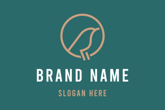 Download Flat Bird Minimalist Logo Design Premium - Minimalist logo Collection