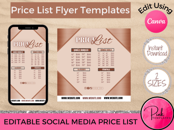 Download Beauty Hair Price List Flyer - Beauty hair Collection
