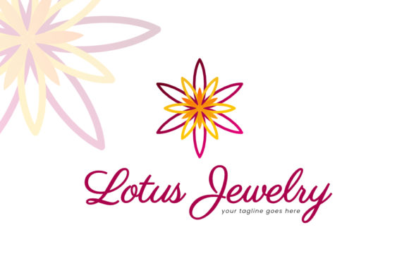 Download Luxury Lotus Jewelry Logo Mark - Luxury Collection