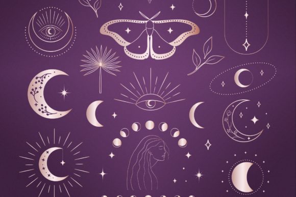 Download Abstract Mystic Logo Design Elements. - Element Collection