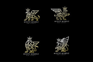 Download Luxury Griffin Logo Icon Template Pack - Luxury Collection