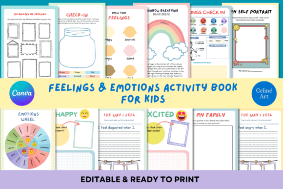 Download EDITABLE FEELINGS ACTIVITY BOOK for KIDS - Activity Collection