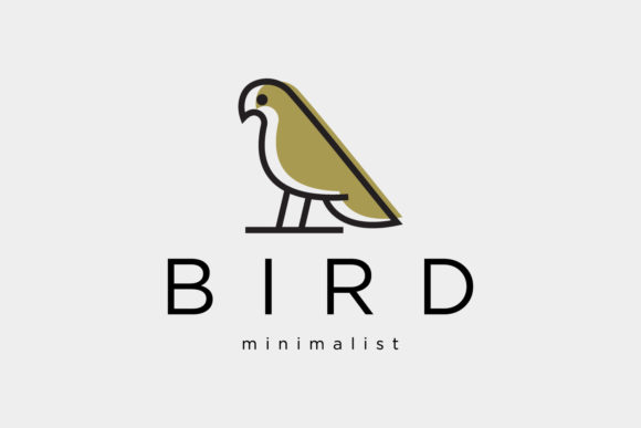 Download Bird Minimalist Logo Design Template - Minimalist logo Collection