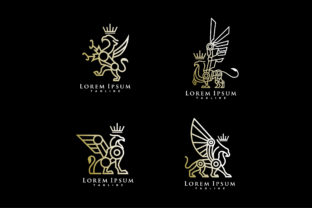 Download Luxury Griffin Logo Icon Template Pack - Luxury Collection