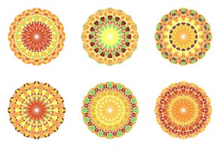 Download 6 Mosaic Mandala Logo Templates - Logo templates Collection