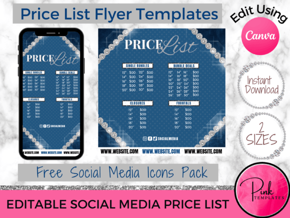 Download Beauty Hair Price List Flyer - Beauty hair Collection